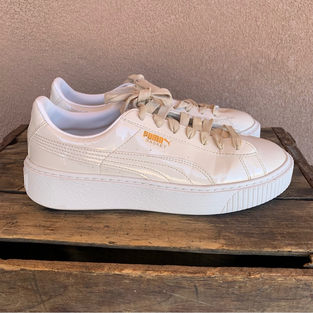 Puma Basket PlatformPatent Leather Snesker